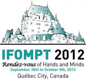 IFOMPT Conference 2012 - World Congress of Manual and Musculoskeletal Physiotherapy