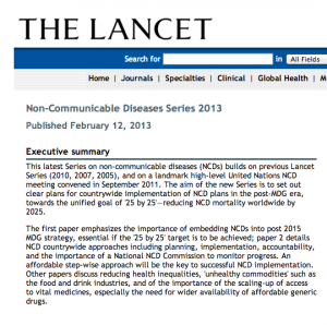 non-communicable diseases