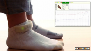 wearable balance assessing socks