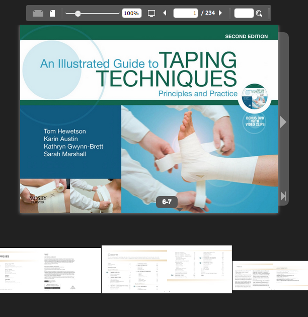 An Illustrated Guide to Taping Techniques: Principles and Practice