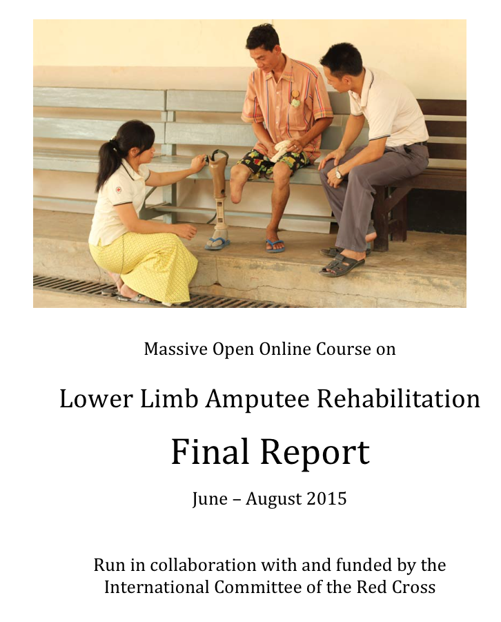 Lower Limb Amputee MOOC Comes To An End Lower Limb Amputee MOOC Comes To An End
