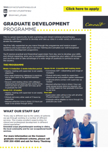 Graduate Development programme