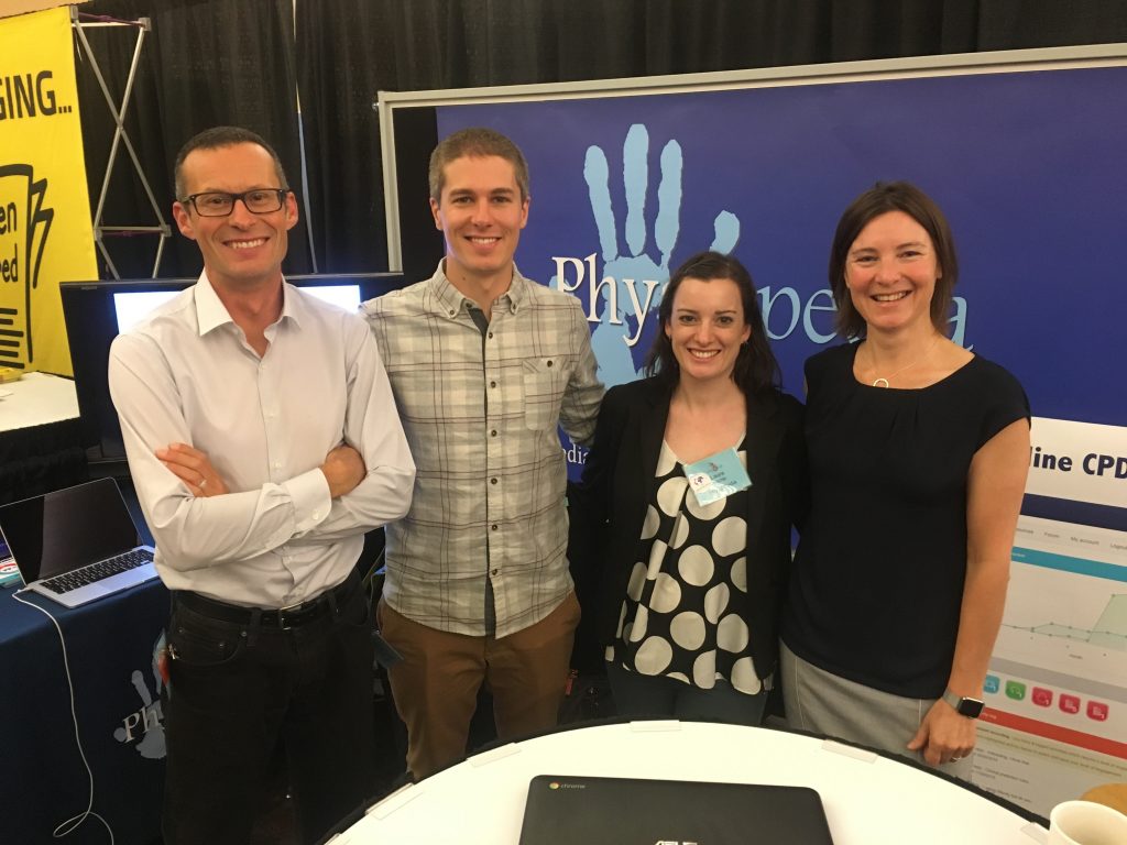 Pysiopedia team at the Canadian Physiotherapy Association conference