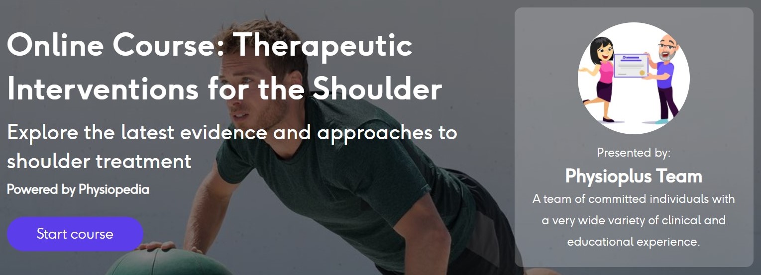 Therapeutic Shoulder Interventions