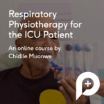 An image of a man blowing into an incentive spirometer to measure his lung function